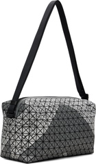 BAO BAO ISSEY MIYAKE Gray Autobahn Saddle Bag
