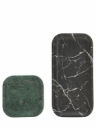 SALVATORI - Set Of 2 Pietra L Marble Trays