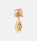 Dolce&Gabbana DG embellished clip-on earrings
