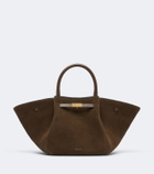DeMellier New York Midi suede top-handle bag