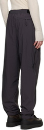 The North Face Gray TNF Red Box Full-Zip Sweatpants