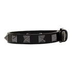 Valentino Black Valentino Garavani Rockstud Bracelet