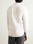 Beams Plus - Button-Down Cotton Oxford Shirt - White