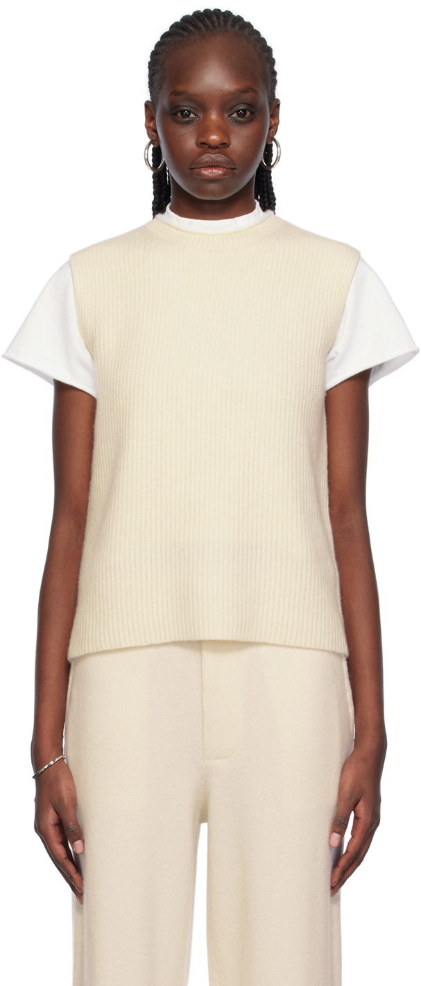 Guest in Residence Off-White Layer Up! Vest