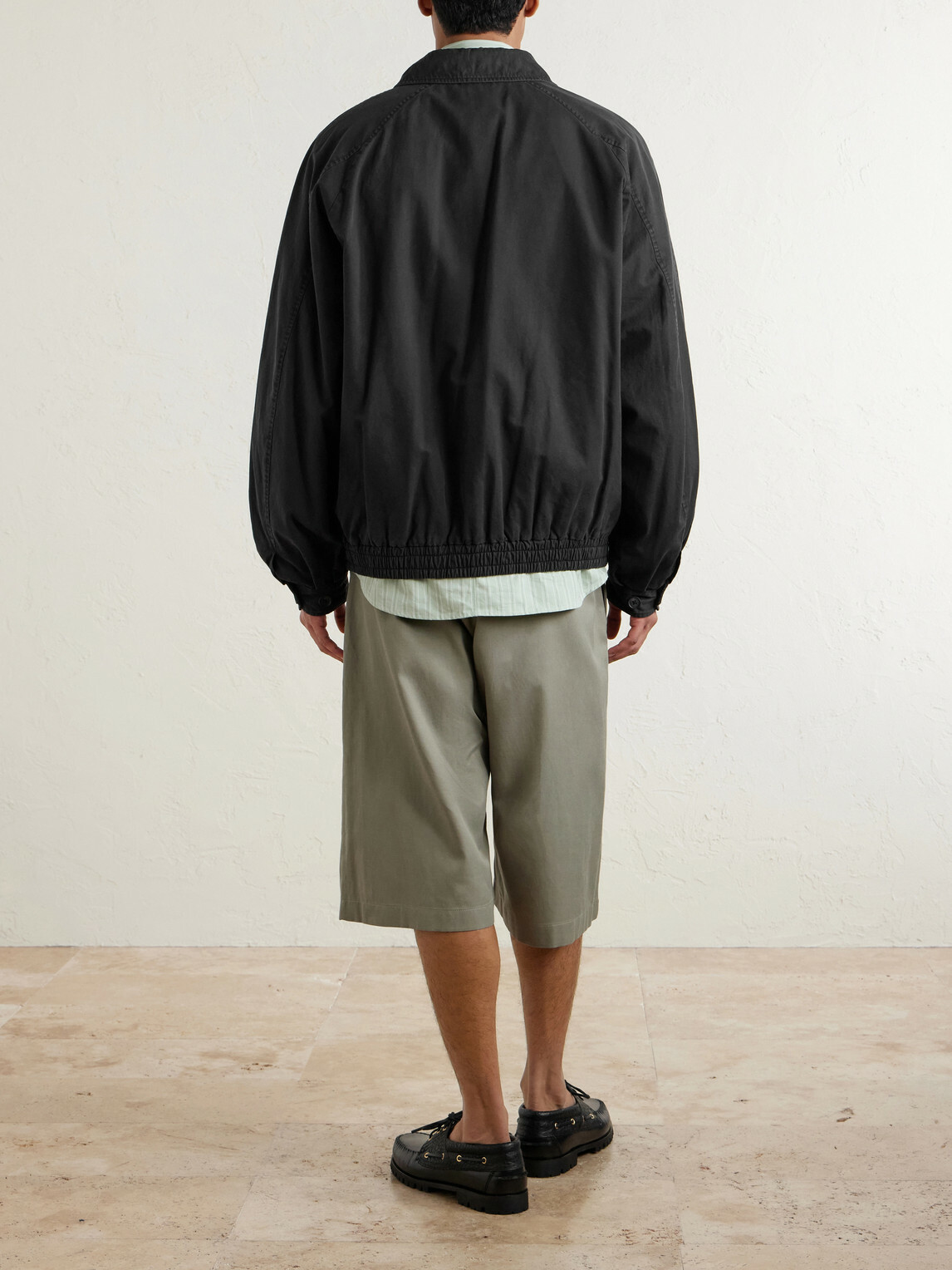 ssstein - Harrington Cotton-Gabardine Jacket - Black
