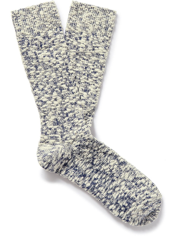 Photo: Anonymous ism - Slub Cotton-Blend Socks