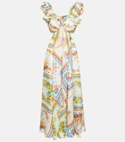 Zimmermann Halcyon floral silk maxi dress