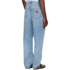 Carhartt Work In Progress Blue Aaron Jeans