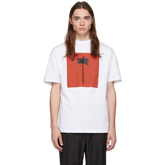 Photo: Palm Angels White Palm x Palm Big T-Shirt