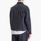 Café Mountain Men's Reverse Panel Workers Jacket in Washed Navy