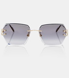 Cartier Eyewear Collection Signature C de Cartier square sunglasses