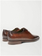 Berluti - Blake Whole-Cut Venezia Leather Oxford Shoes - Brown