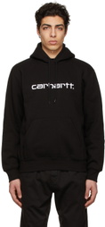 Carhartt Work In Progress Black Cotton Hoodie