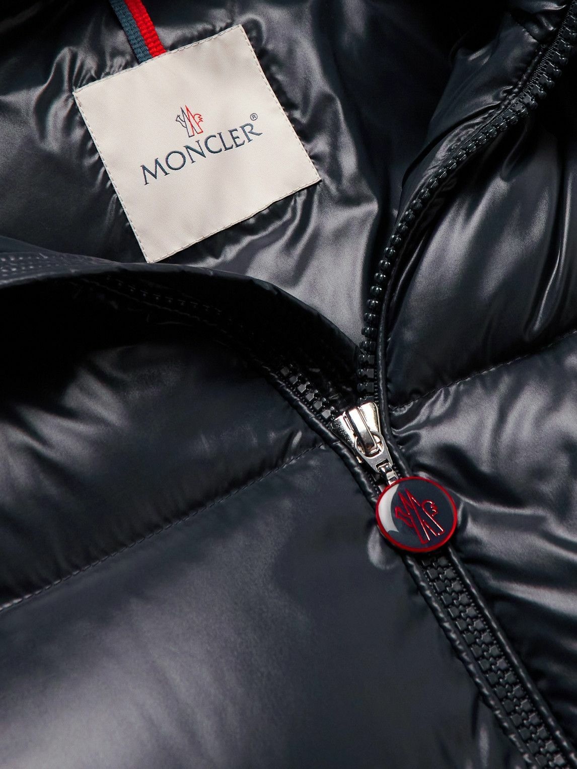 Moncler - Lunetiere Webbing-Panelled Quilted Nylon Hooded Down Jacket ...