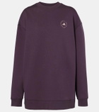 Adidas by Stella McCartney Cotton-blend fleece sweatshirt