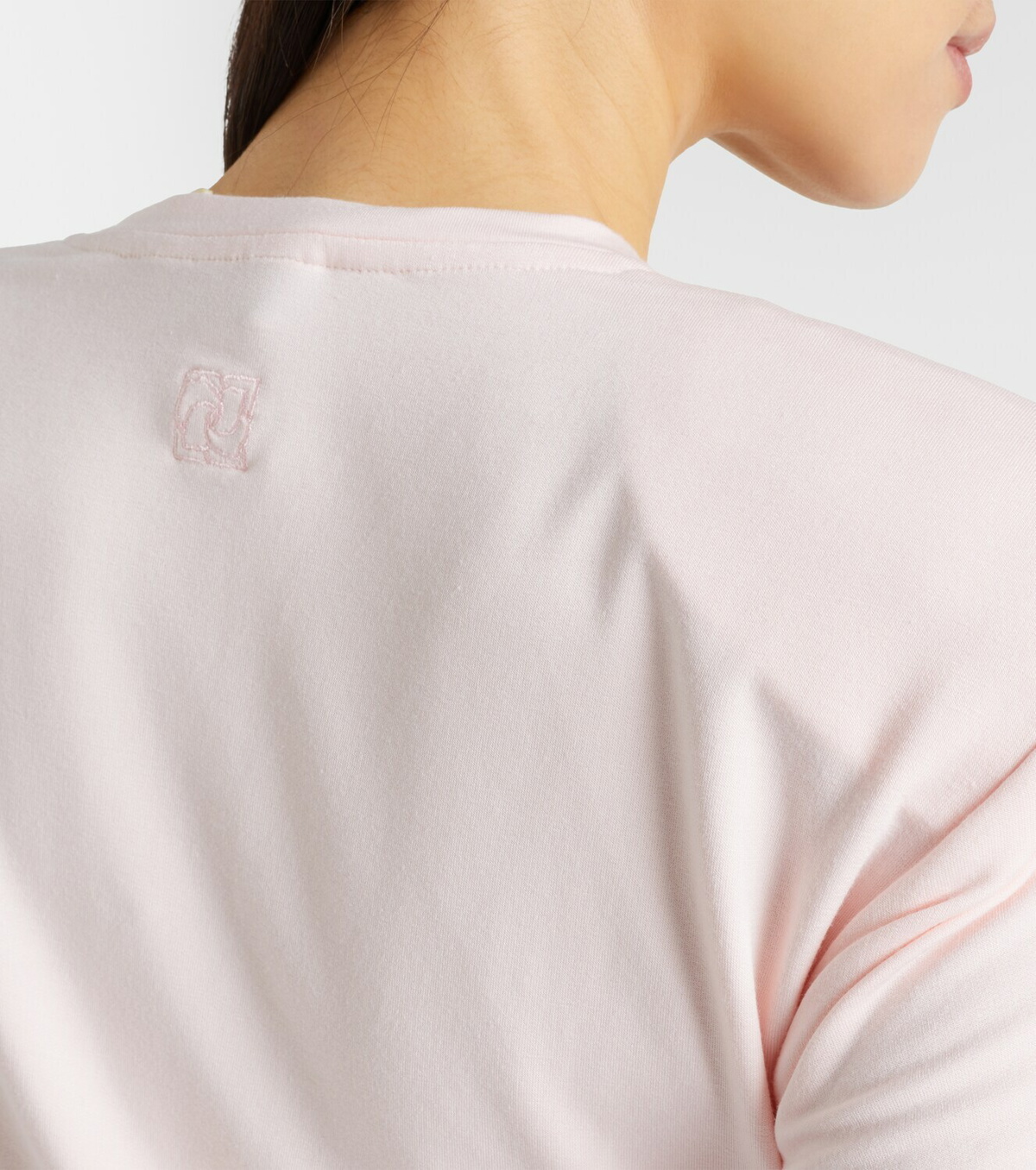 Magda Butrym Cropped floral-appliqué T-shirt