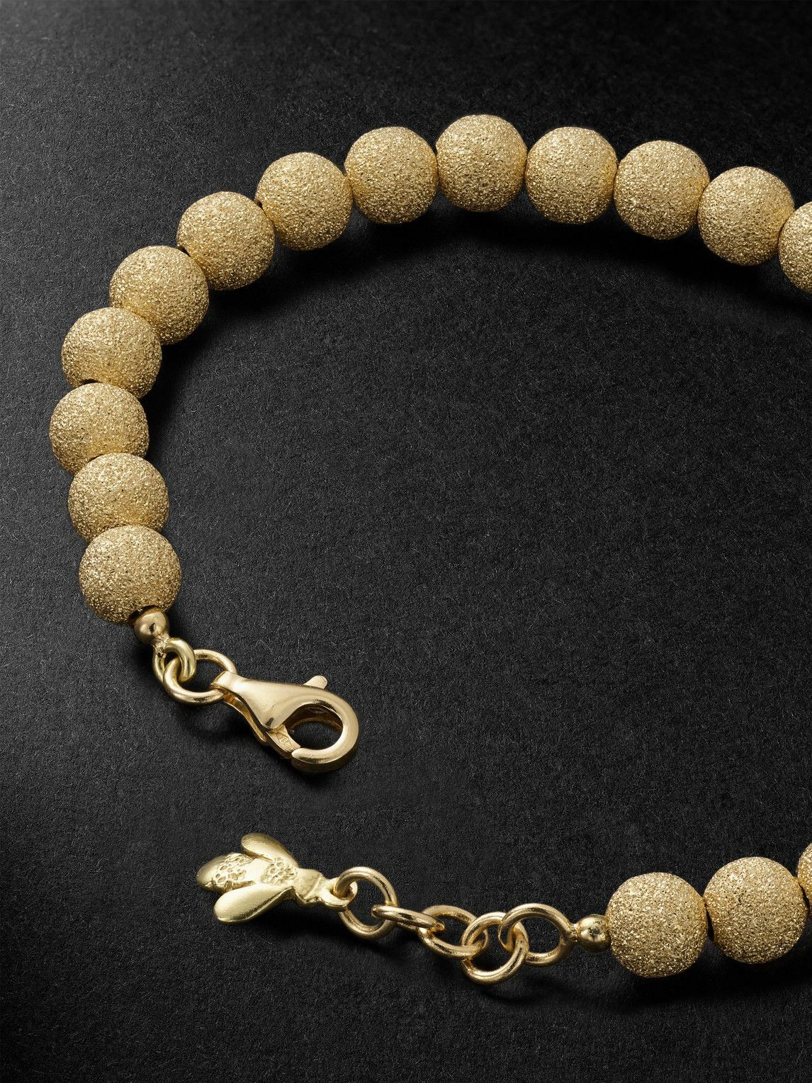 Carolina Bucci - Florentine Finish 18-Karat Gold Beaded Bracelet