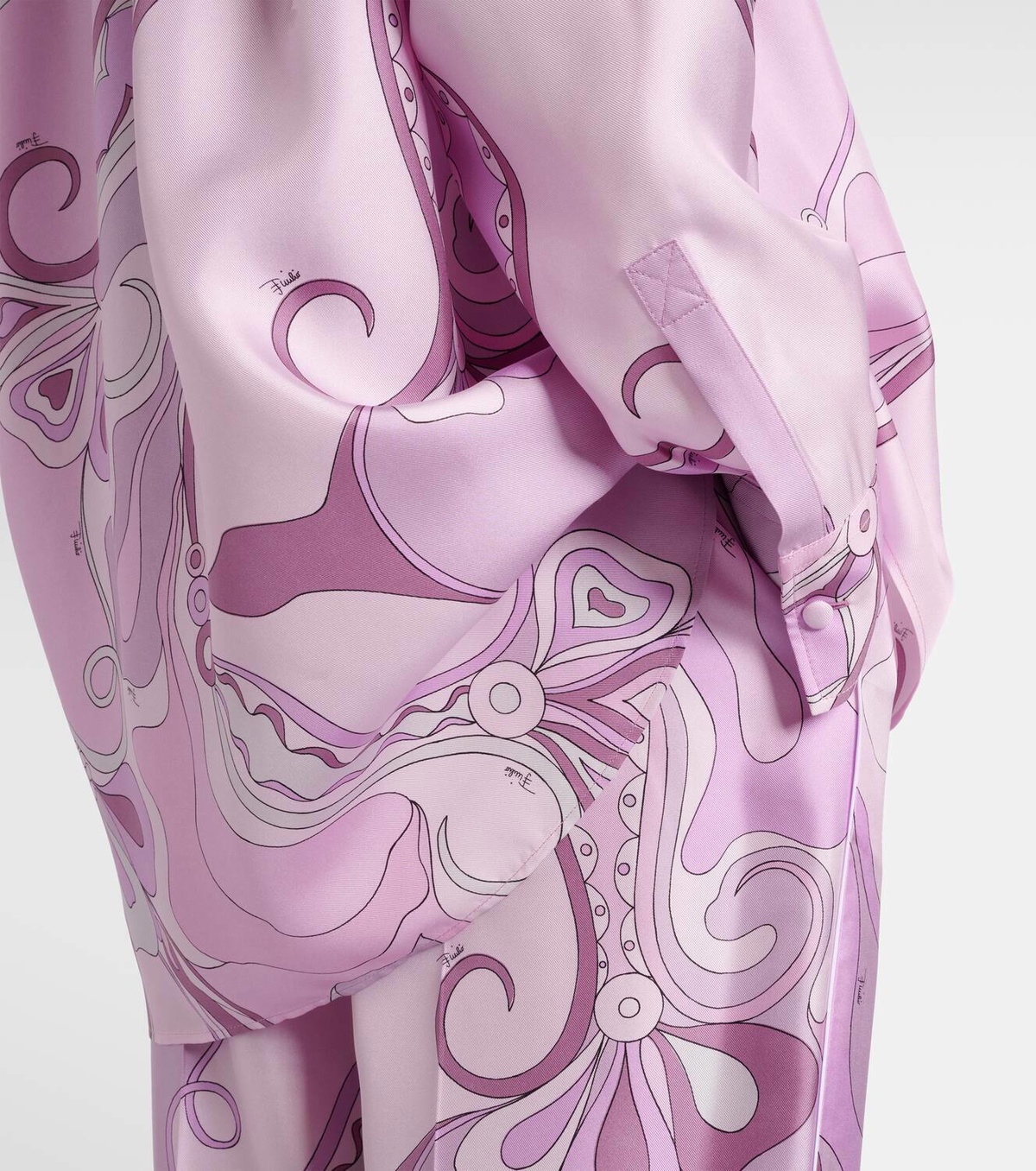Pucci Orchidee silk twill shirt