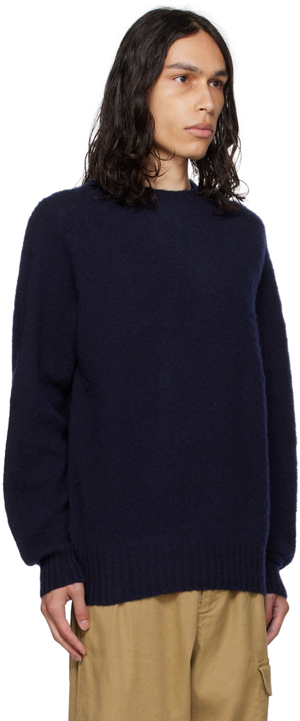 YMC Navy Suedehead Sweater YMC