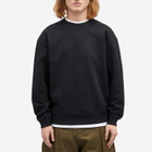 Uniform Experiment Men's Chenille Back Logo Sweatshirt in Black