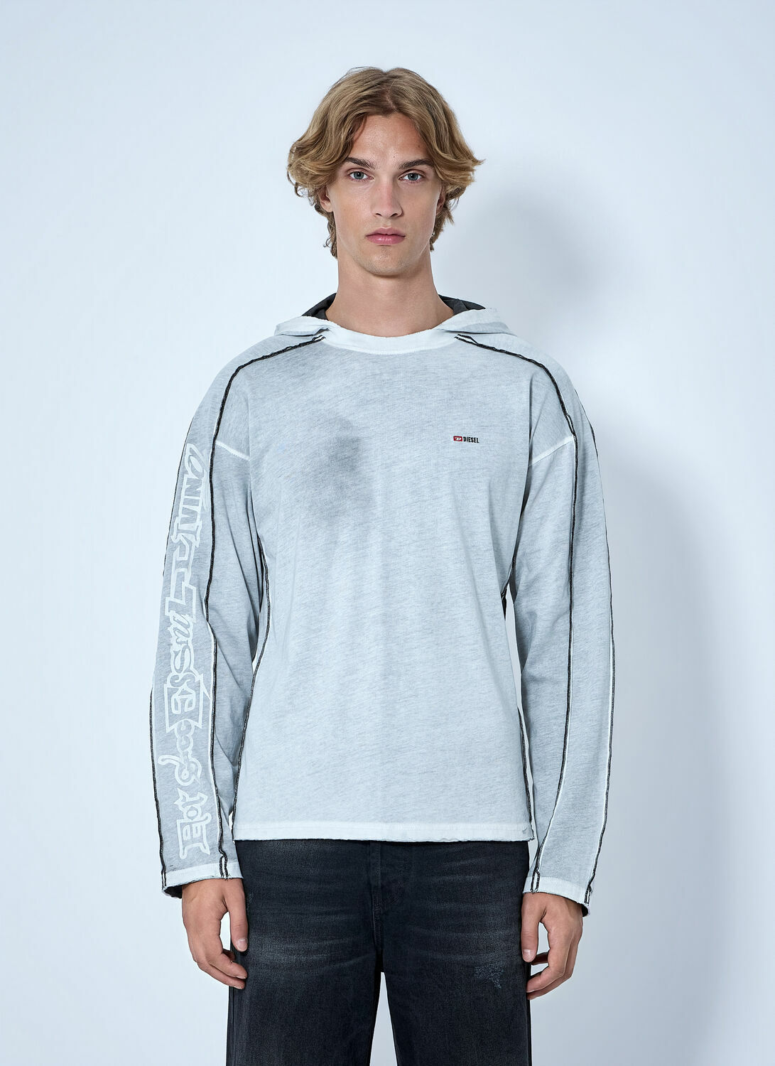 Diesel T-Riven-Ls Hoodie