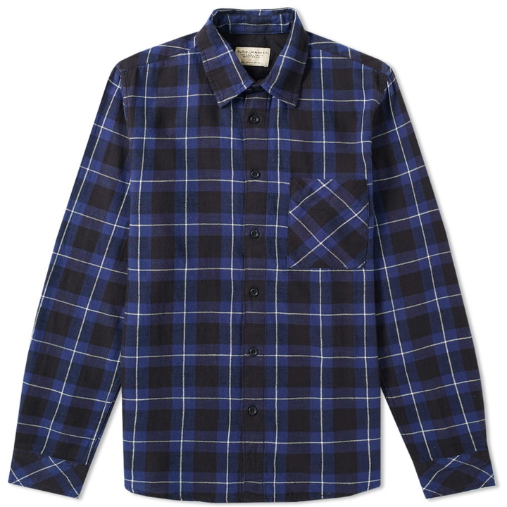 Photo: Nudie Sten Block Check Shirt