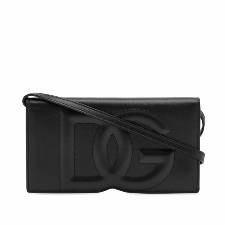 Photo: Dolce & Gabbana Women's Small Logo Bag in Black 