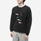 Bode Men's Fish Sweatshirt in Black