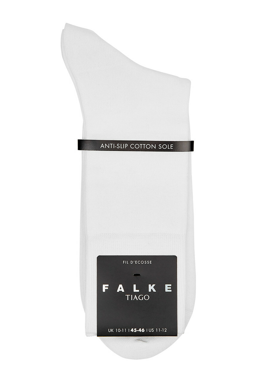 Falke Tiago Stretch-cotton Socks White