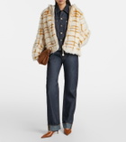 Moncler Pluvier checked jacket