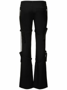 COURREGES - Multi-strap Bootcut Wool Pants