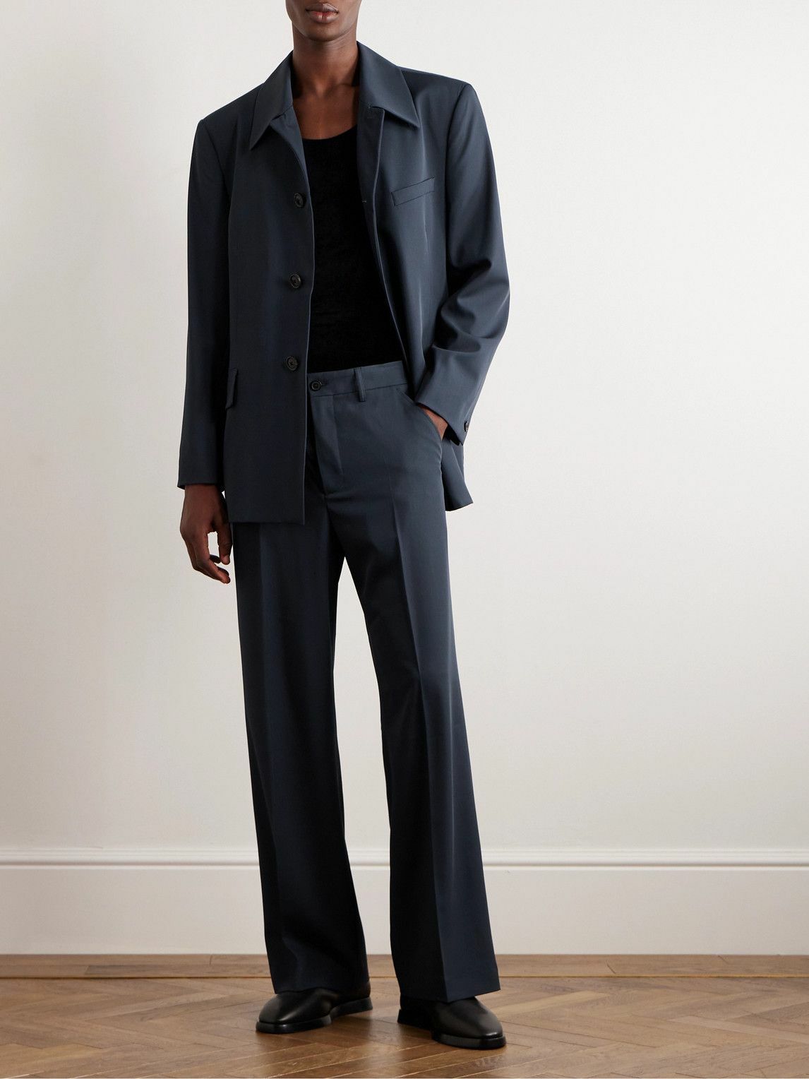 Our Legacy - Sailor Straight-Leg Pleated Virgin Wool Trousers