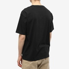 Wacko Maria Men's Washed Heavy Weight Crew T-Shirt in Black