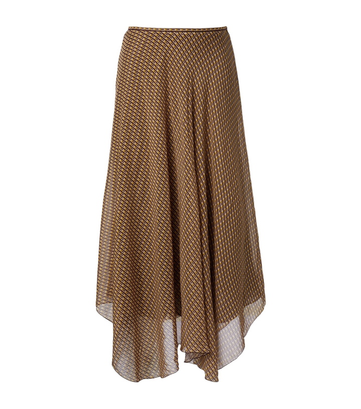 Photo: SIR Cooper asymmetric printed maxi skirt