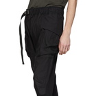 The Viridi-anne Black Panelled Cargo Pants