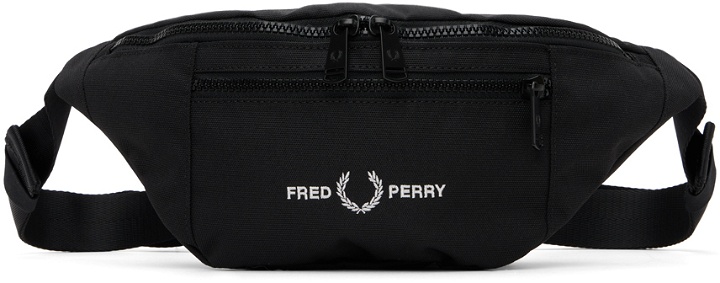 Photo: Fred Perry Black Branded Crossbody Pouch
