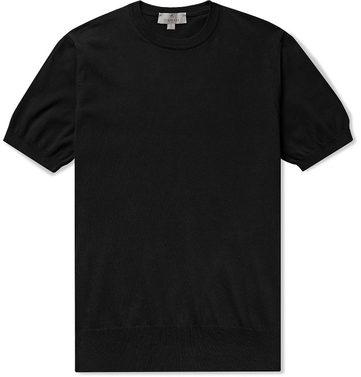 Photo: CANALI - Cotton T-Shirt - Black
