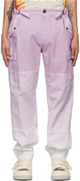 Faith Connexion Purple Tie & Dye Cargo Pants