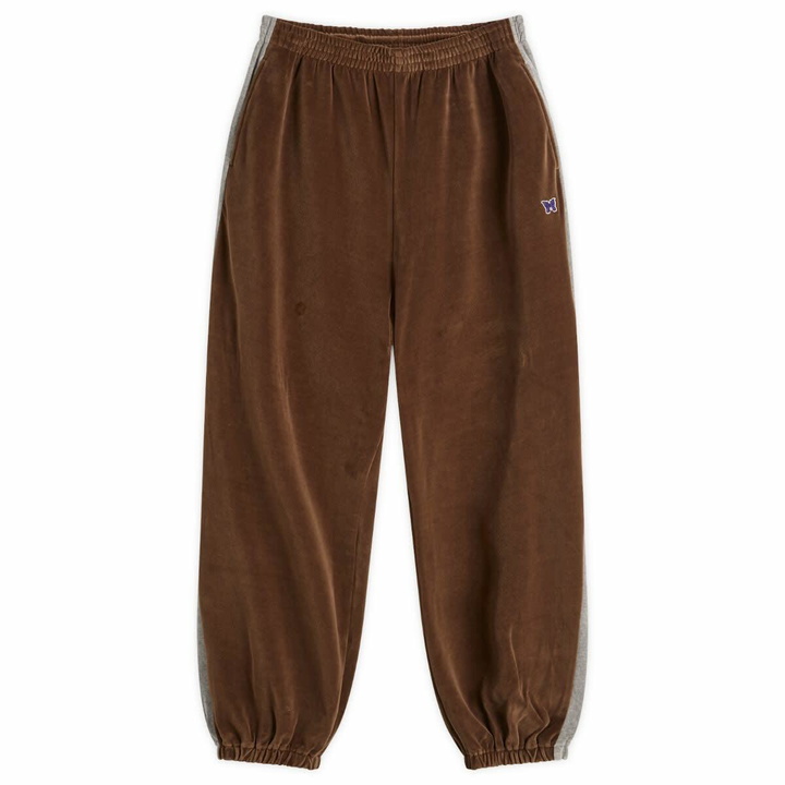 Photo: Needles Women's Side Line Sweat Pant in Brown