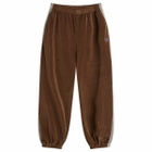 Needles Women's Side Line Sweat Pant in Brown