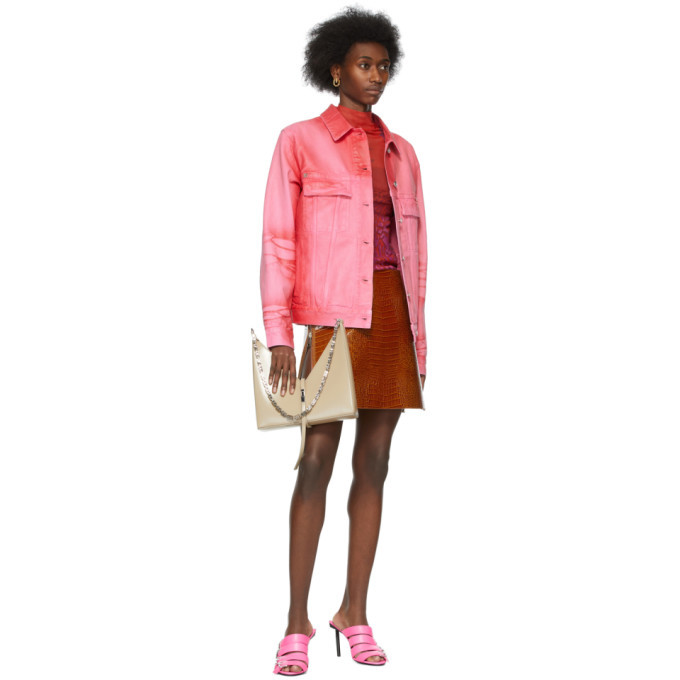 ジャケット GIVENCHY CASUAL JACKETS PINK Givenchy Woman Bomber Jacket In Fuchsia Virgin Wool With