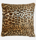 Etro - Leopard-print faux fur cushion