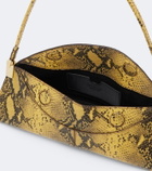 Balmain 64-83 Small snake-effect leather shoulder bag
