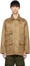 Engineered Garments Khaki BA Faux-Leather Jacket