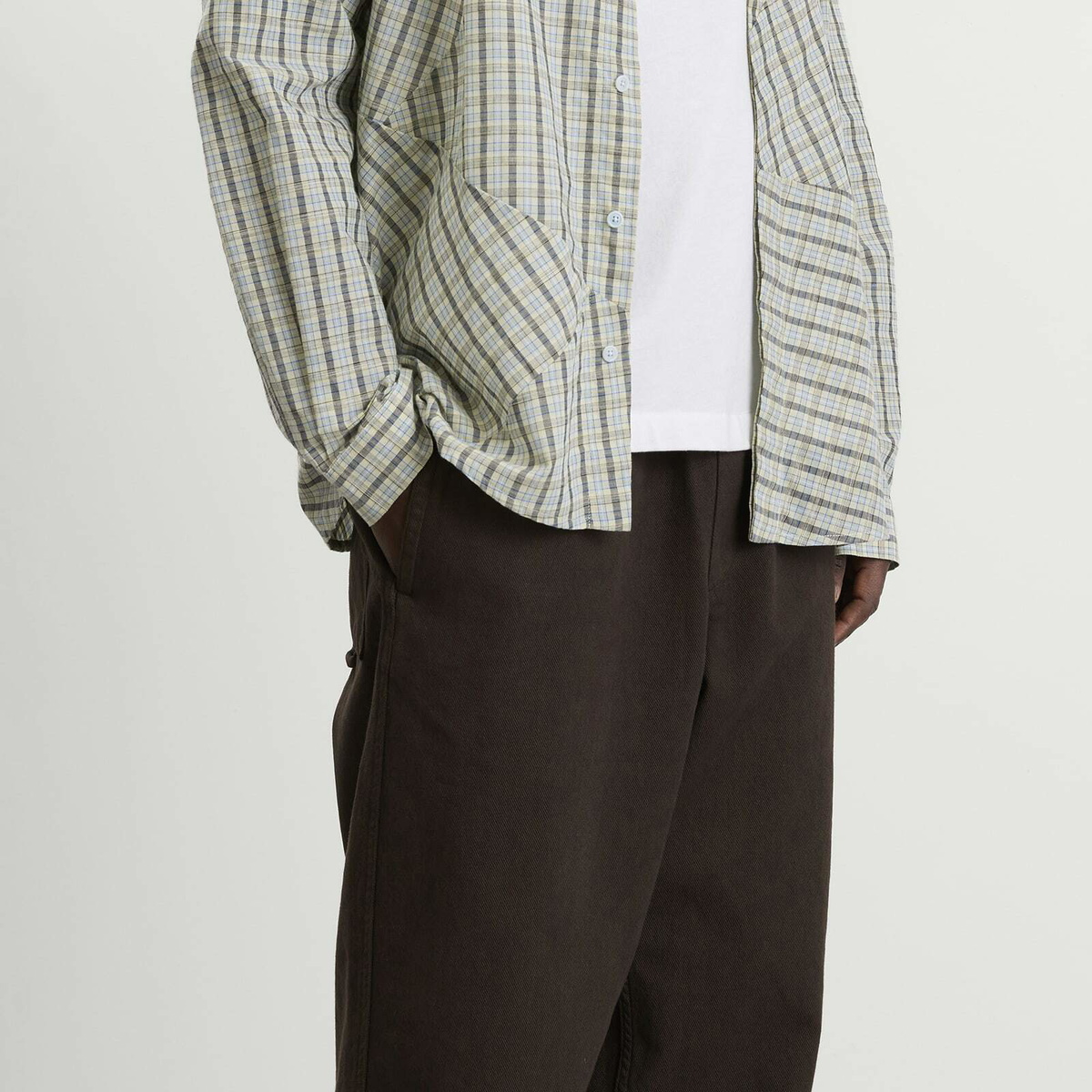 YMC Men's Alva Skate Trouser in Brown