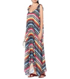 Alanui - Sarape sequined striped maxi dress