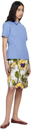 Wales Bonner Multicolor Petal Midi Skirt