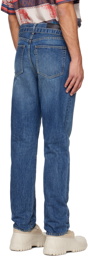 sacai Blue Straight Jeans