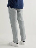 Club Monaco - Connor Slim-Fit Tapered Linen-Blend Trousers - Gray