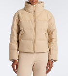 Bogner Mojald suede-trimmed down ski jacket